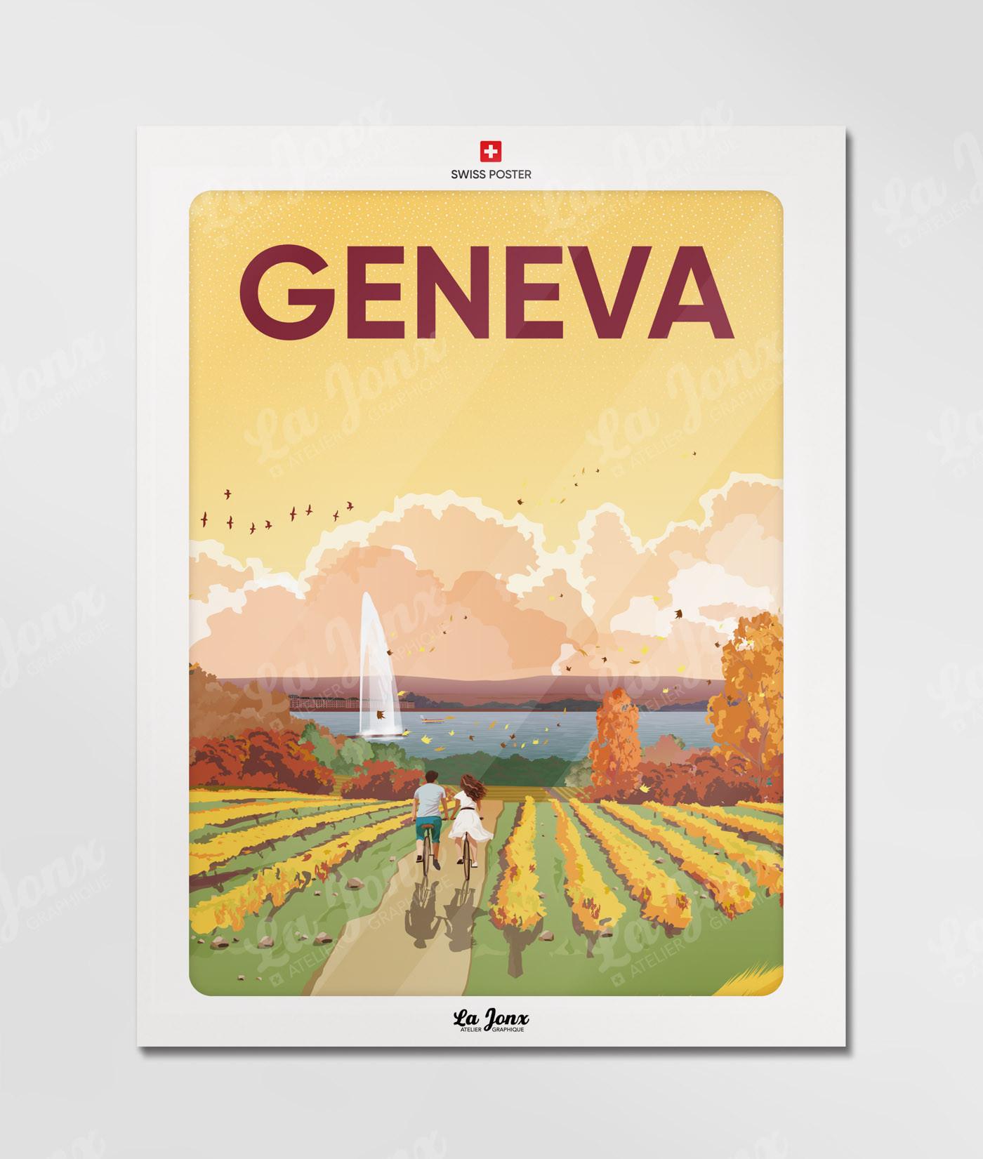 La-Jonx Automne à Genève - Poster  