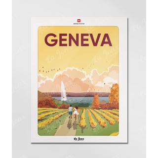 La-Jonx Automne à Genève - Poster  