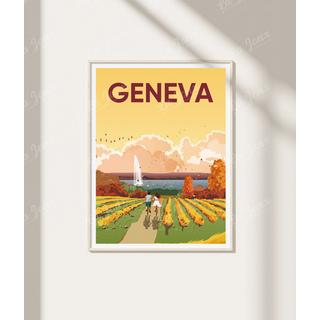 La-Jonx Automne à Genève - Poster  