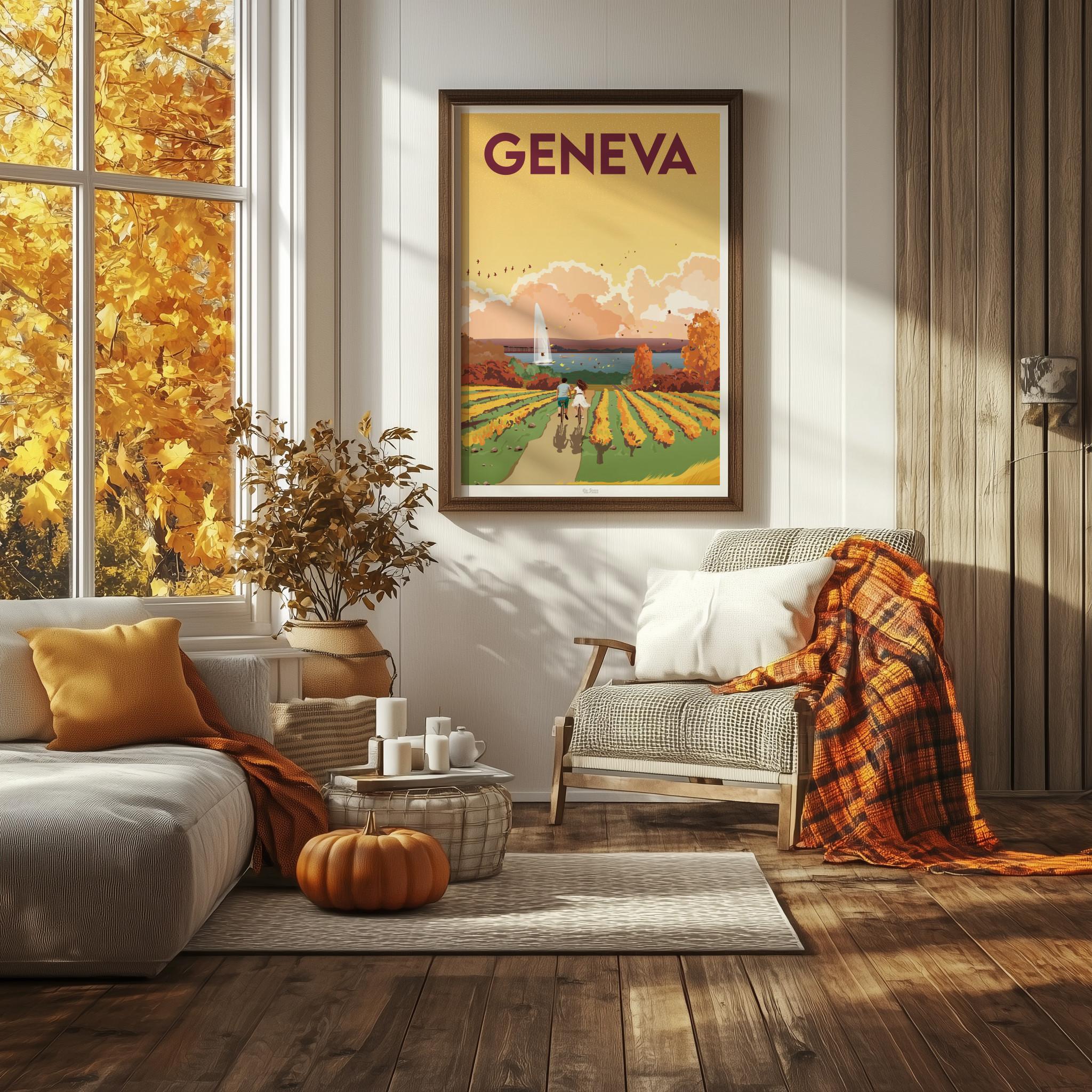 La-Jonx Automne à Genève - Poster  