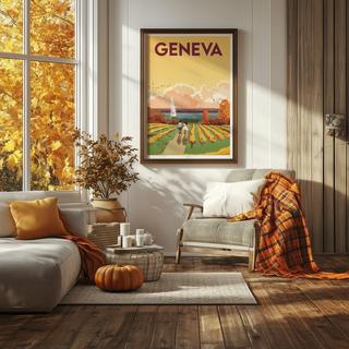 La-Jonx Automne à Genève - Poster  