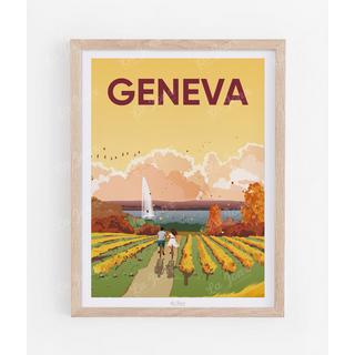 La-Jonx Automne à Genève - Poster  