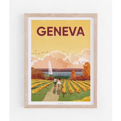 La-Jonx Automne à Genève - Poster  