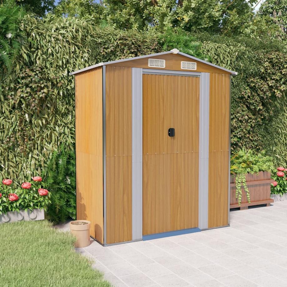 VidaXL capanno da giardino Acciaio  