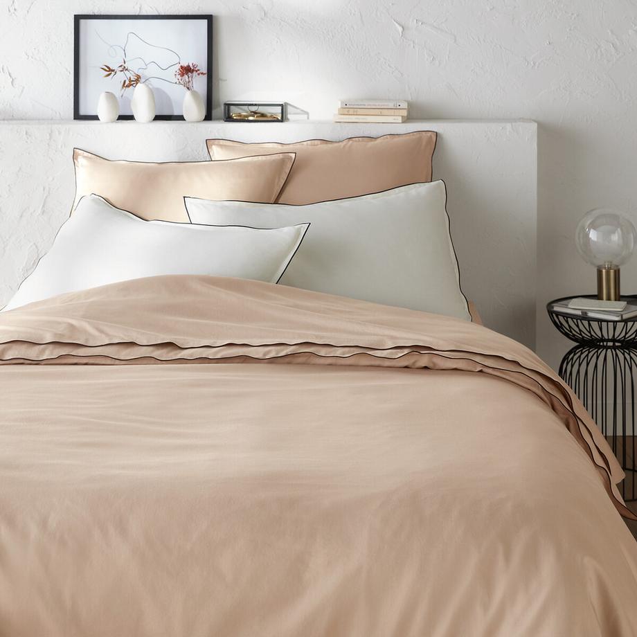 Housse de couette satin de coton lavé