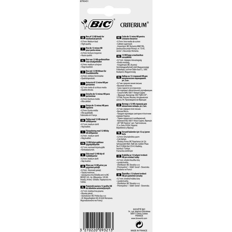 BiC Mine à écrire  Criterium  