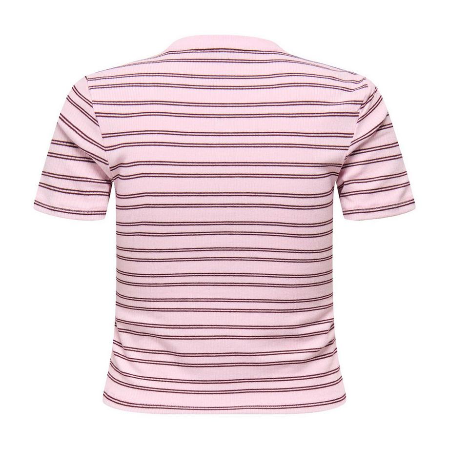 ONLY T-shirt  Pack de 1 Confortable à porter-ONLLUPE STRIPE TEE  