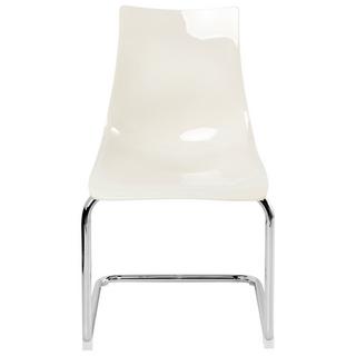 Beliani Esszimmerstuhl 2er Set aus Polycarbonat Minimalistisch MARSHALL  