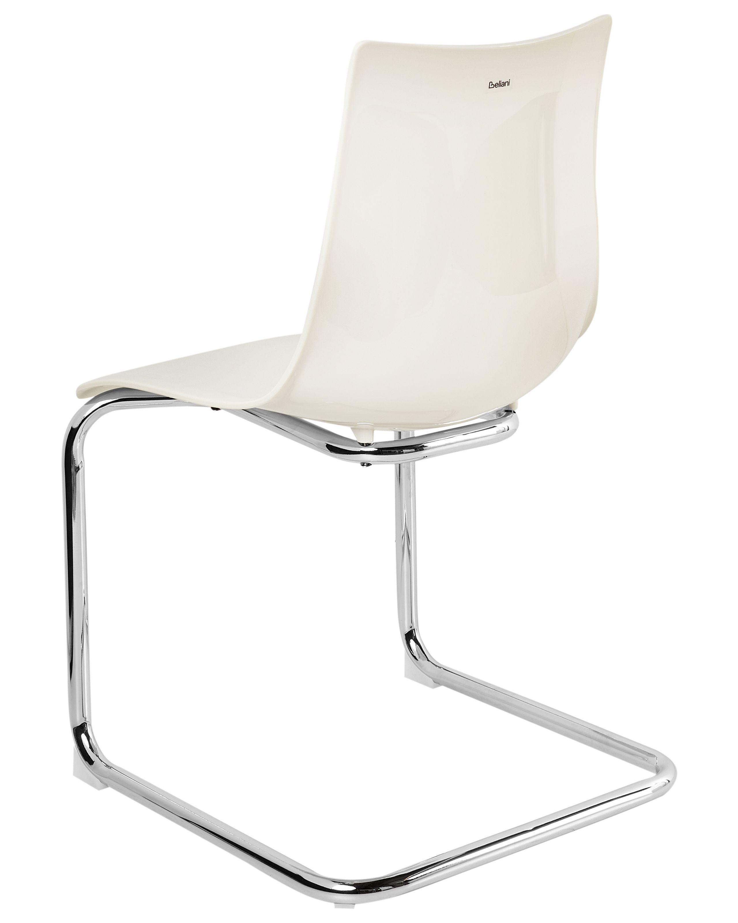 Beliani Esszimmerstuhl 2er Set aus Polycarbonat Minimalistisch MARSHALL  