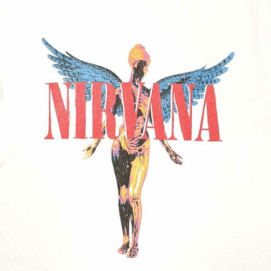 Nirvana Angelic Grafikdruck T-Shirt  
