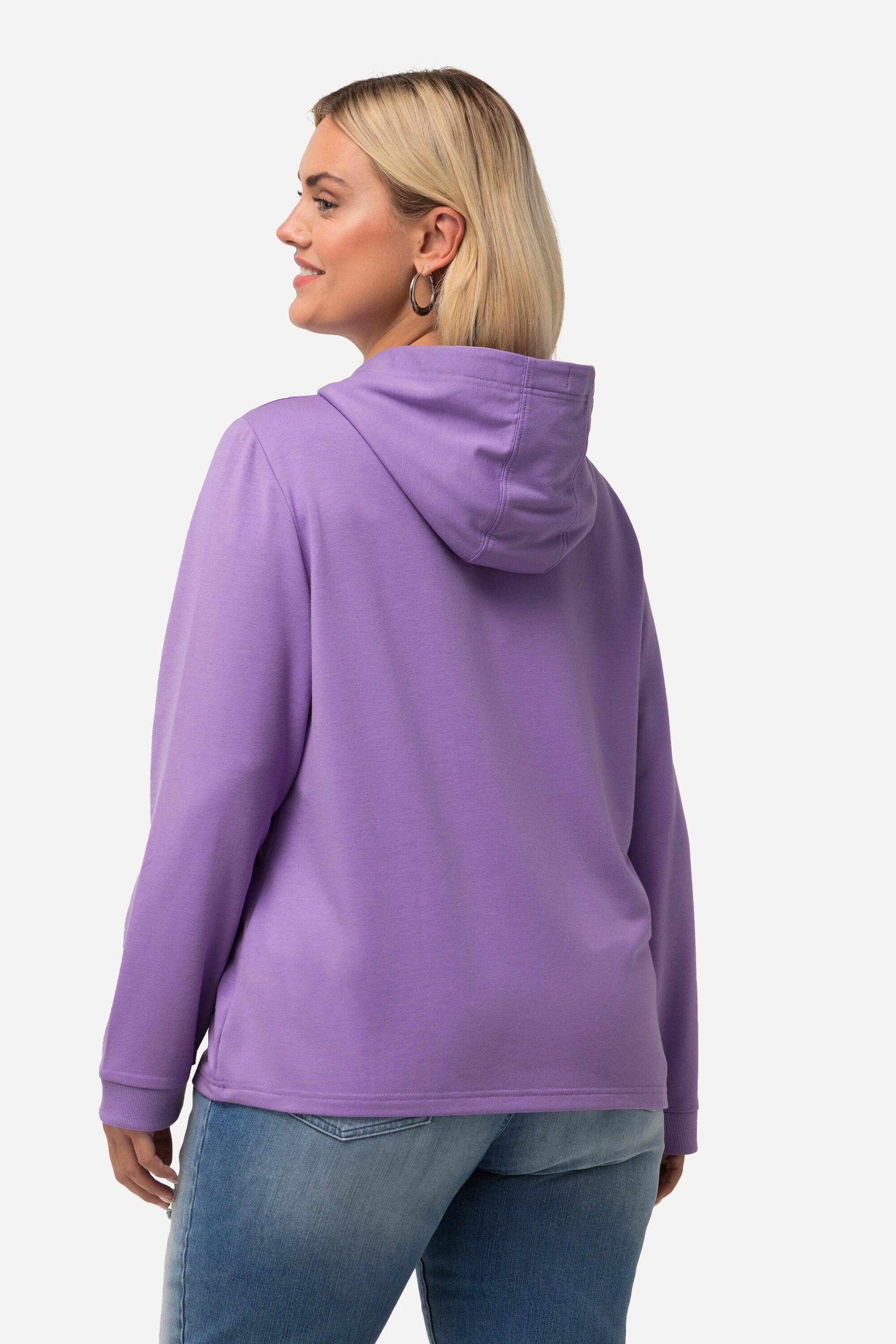 Ulla Popken  Hoodie, Städtenamen, Kapuze, Langarm 