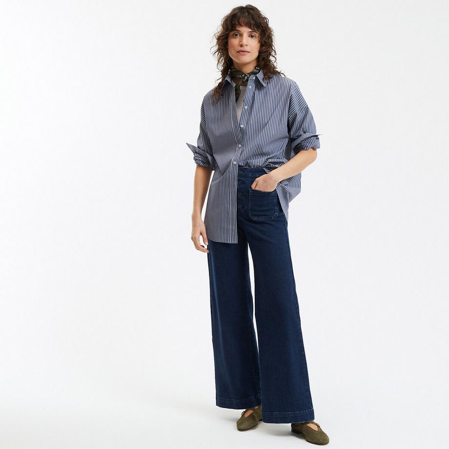 La Redoute Collections Signature Apolline Weite Gestreifte Hemdbluse  