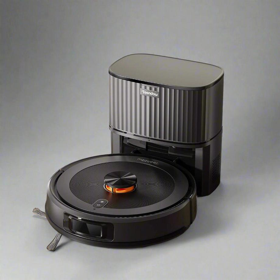 Aspirateur robot 2-en-1 avec puissance d’aspiration 3000 Pa et vidage automatique