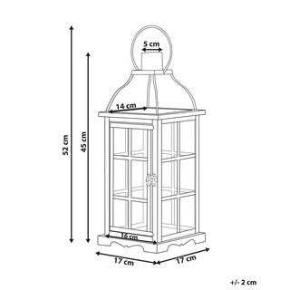 Beliani  Laterne aus Eisen Klassisch CLARA 