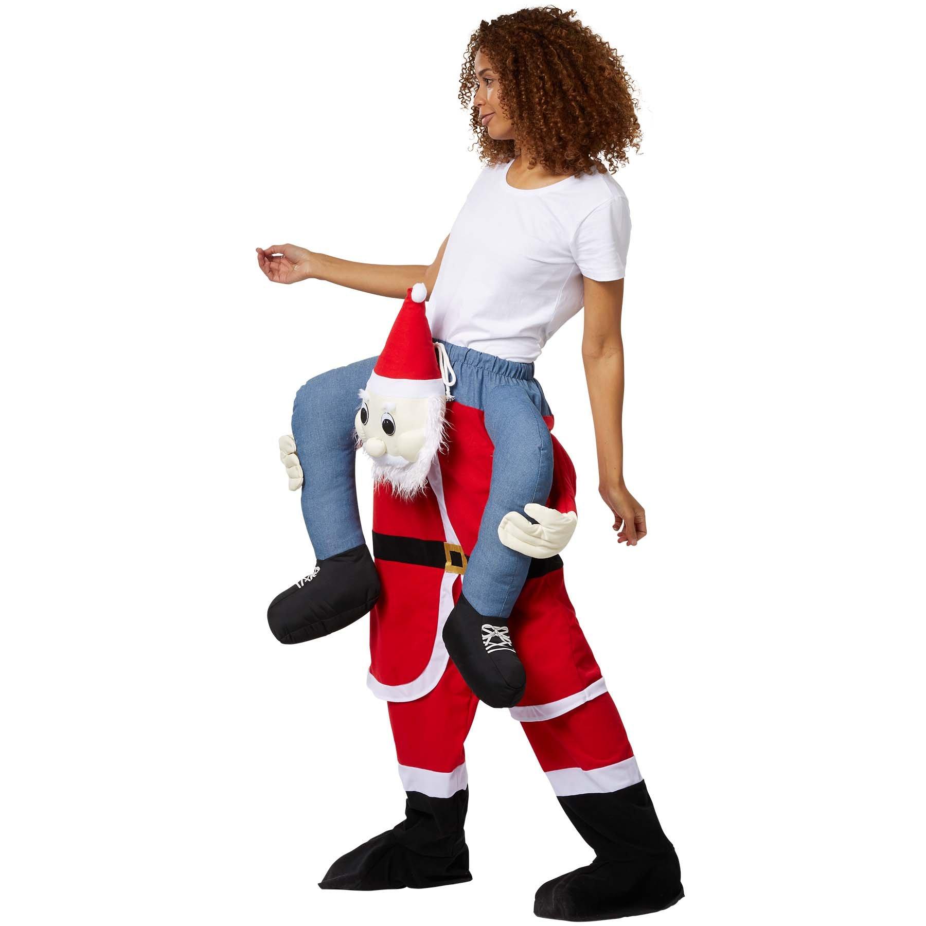 Tectake  Costume à dos de Père Noël 