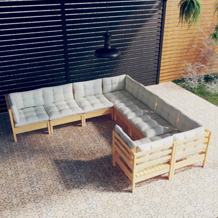 VidaXL Garten-lounge-set kiefernholz  