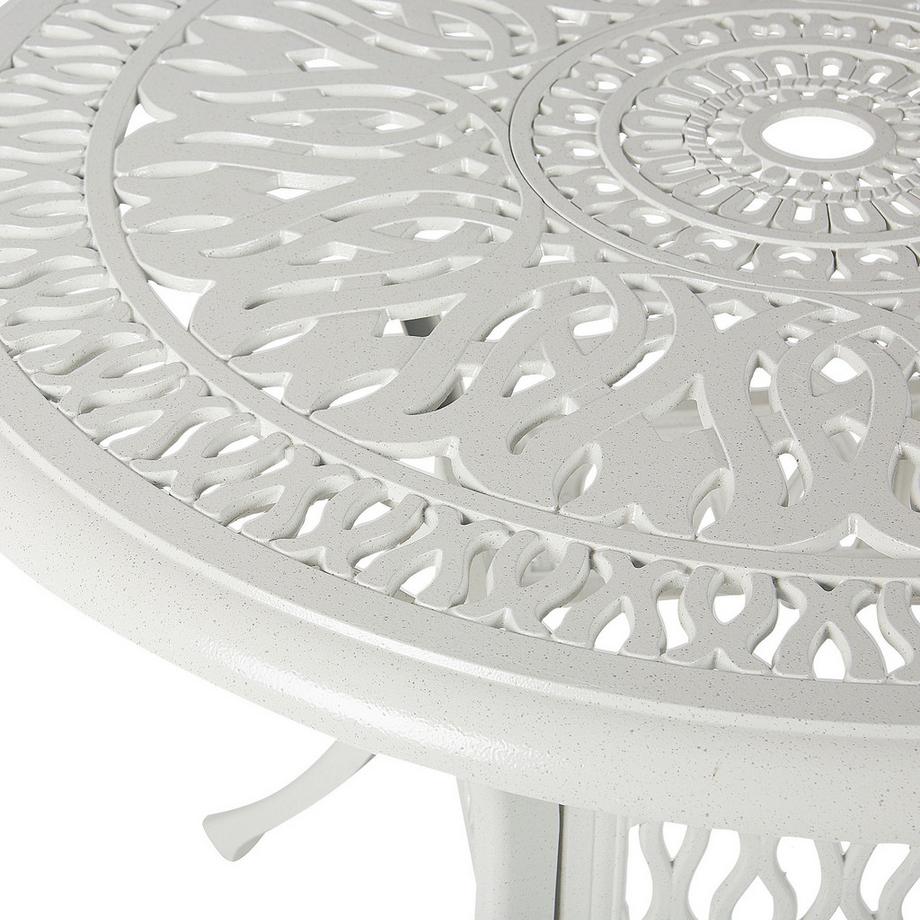 Beliani Gartentisch mit Stühlen aus Aluminium  ANCONA  