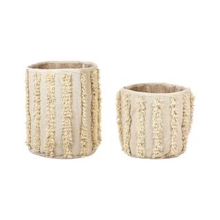 Beliani Accessori en Cotone Boho KAKKI  