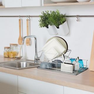 B2X Geschirrkorb mit Besteckkorb  