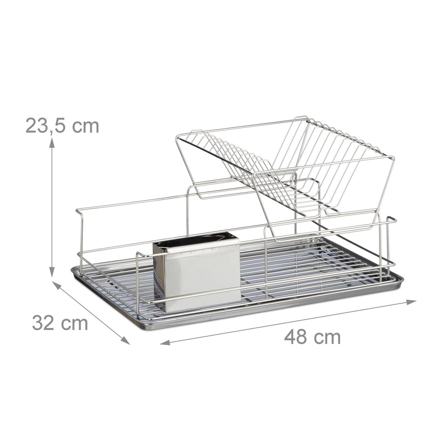 B2X Geschirrkorb mit Besteckkorb  