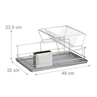 B2X Geschirrkorb mit Besteckkorb  