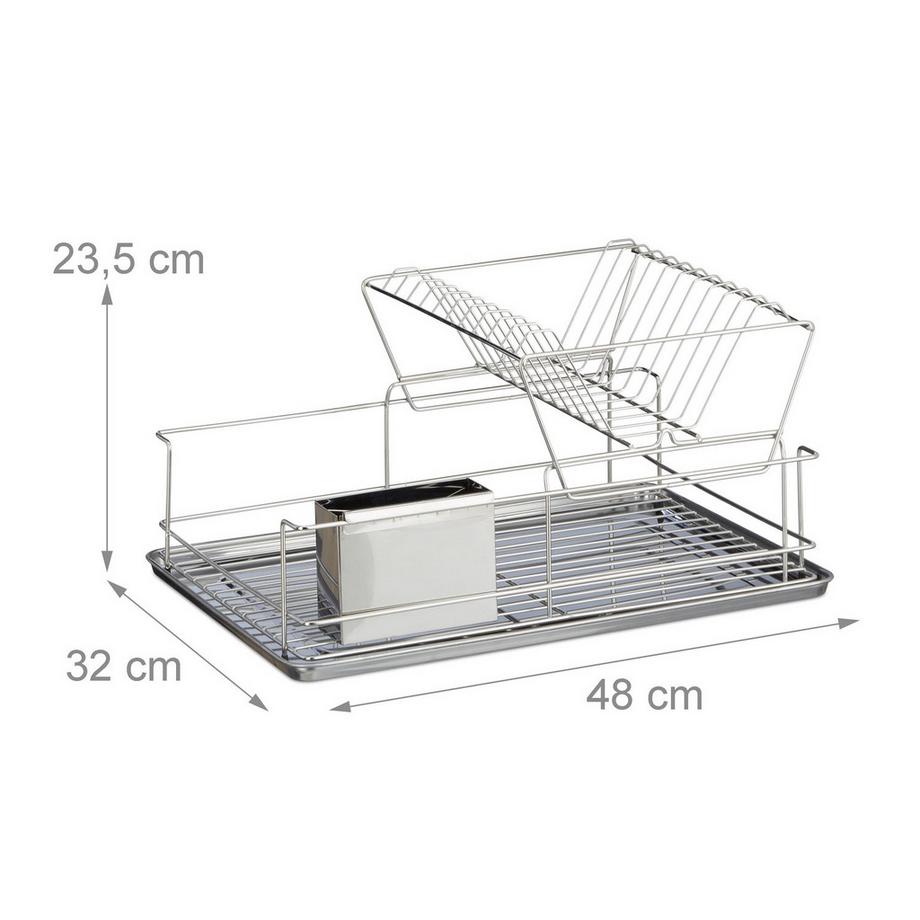 B2X Scolapiatti con cestello per posate  