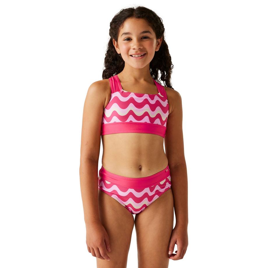 Regatta  Dakaria Iii Bikini A Strisce Ondulate Set Ragazze 
