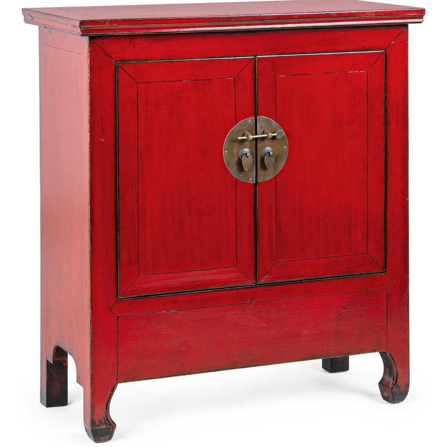 mutoni Commode Jinan Rouge 2 portes  