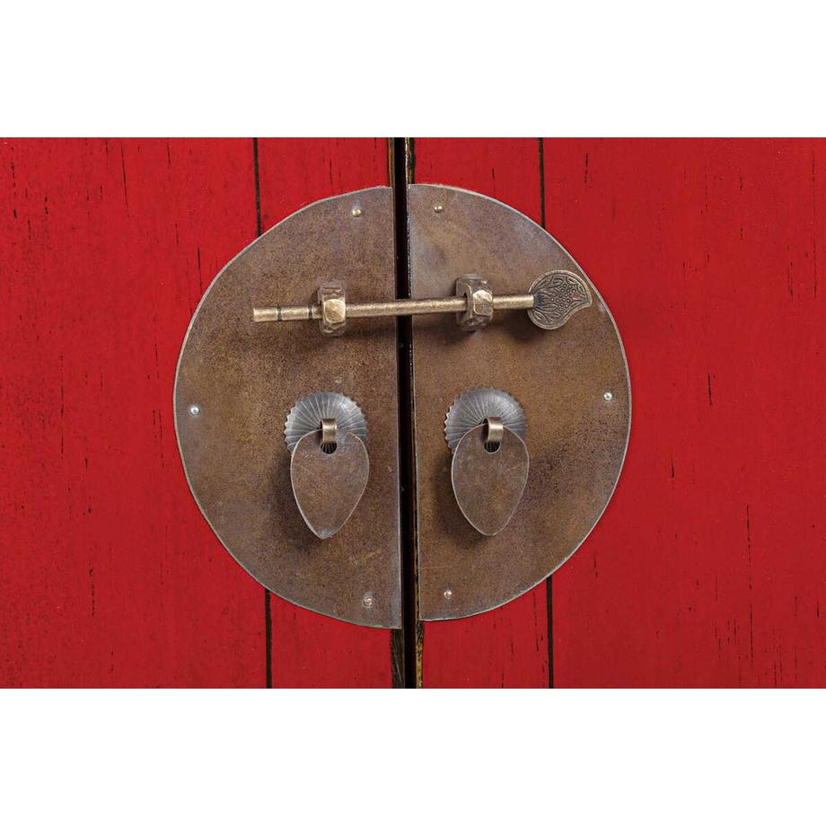 mutoni Commode Jinan Rouge 2 portes  