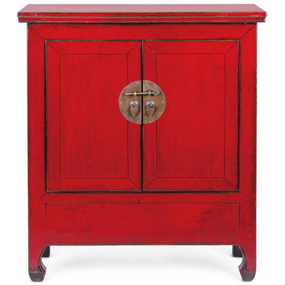 mutoni Commode Jinan Rouge 2 portes  