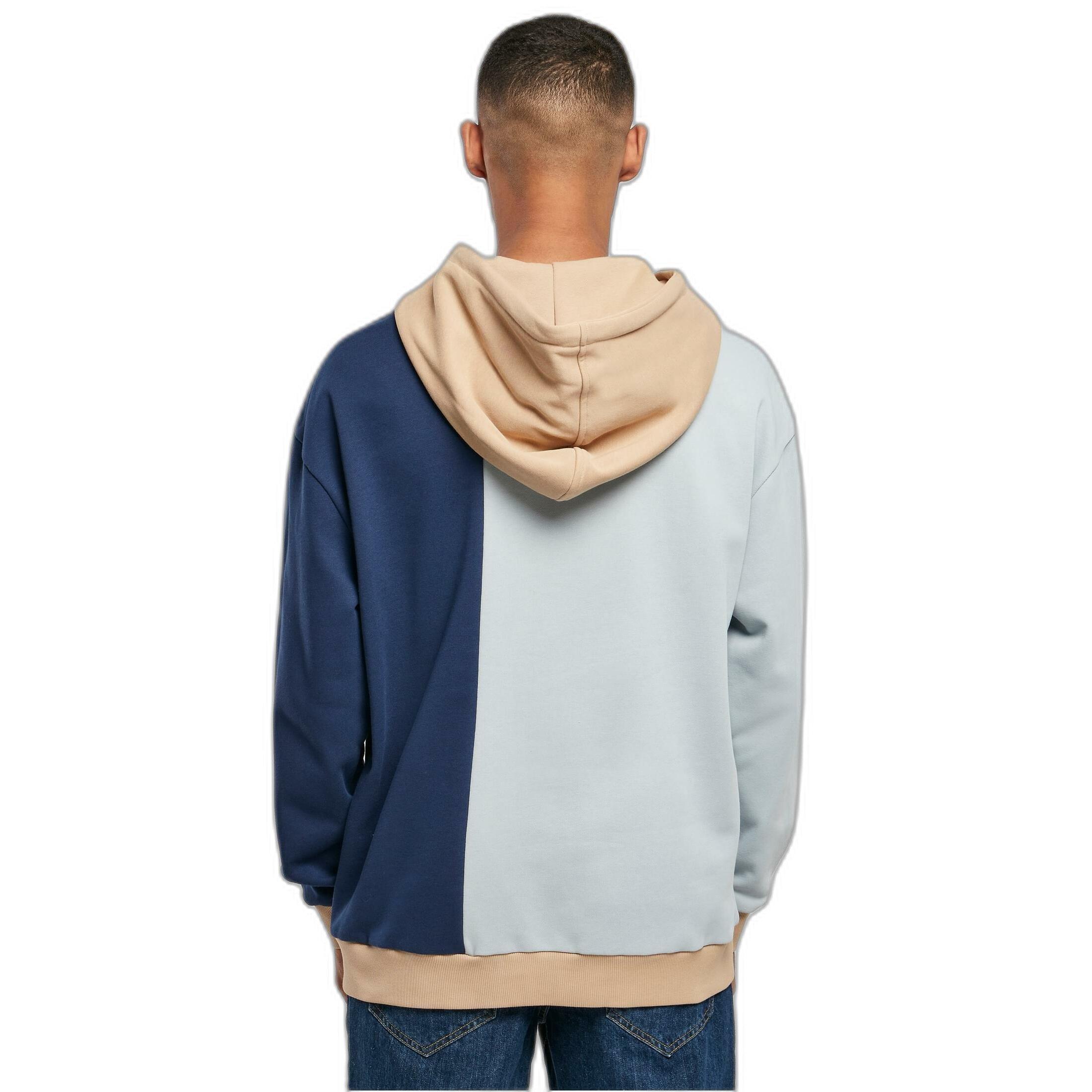 URBAN CLASSICS Oversized Color Block Kapuzenpullover  