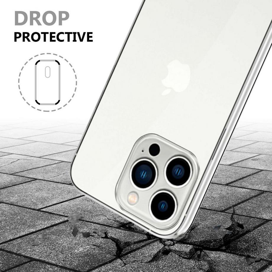 Cadorabo  Hülle für Apple iPhone 14 PRO MAX 360° Full Body Front- und Rückenschutz 