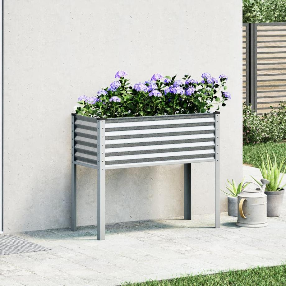 VidaXL Jardinière acier  