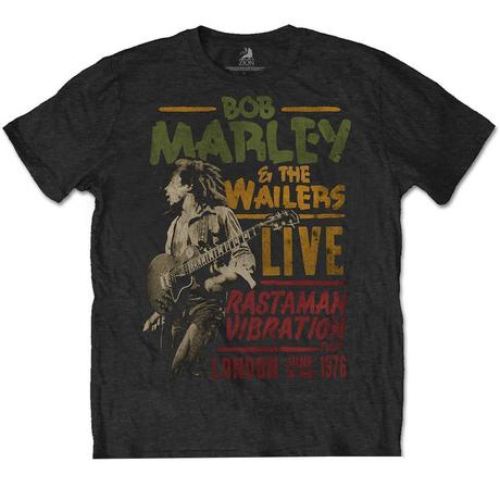 Bob Marley Rastaman Vibration Tour 1976 T-Shirt  