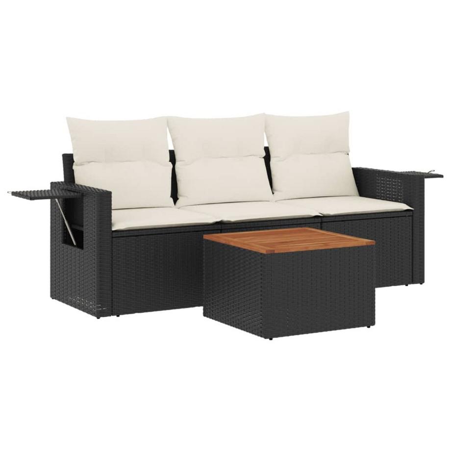 set divano da giardino Polirattan