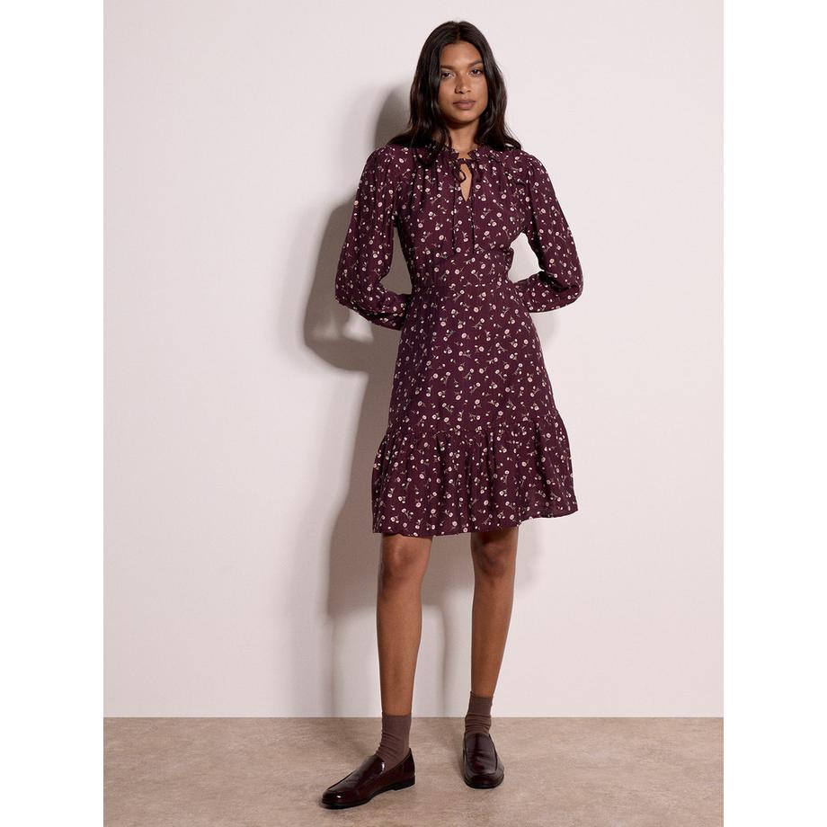 APRICOT Mini-Skaterkleid mit Blumenmuster  