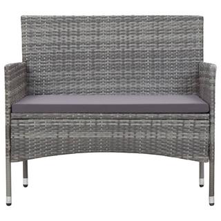 VidaXL Gartenbank poly-rattan  