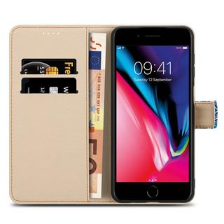 Cadorabo  Housse compatible avec Apple iPhone 7 PLUS / 7S PLUS / 8 PLUS - Coque de protection avec fermeture magnétique, fonction de support et compartiment pour carte 