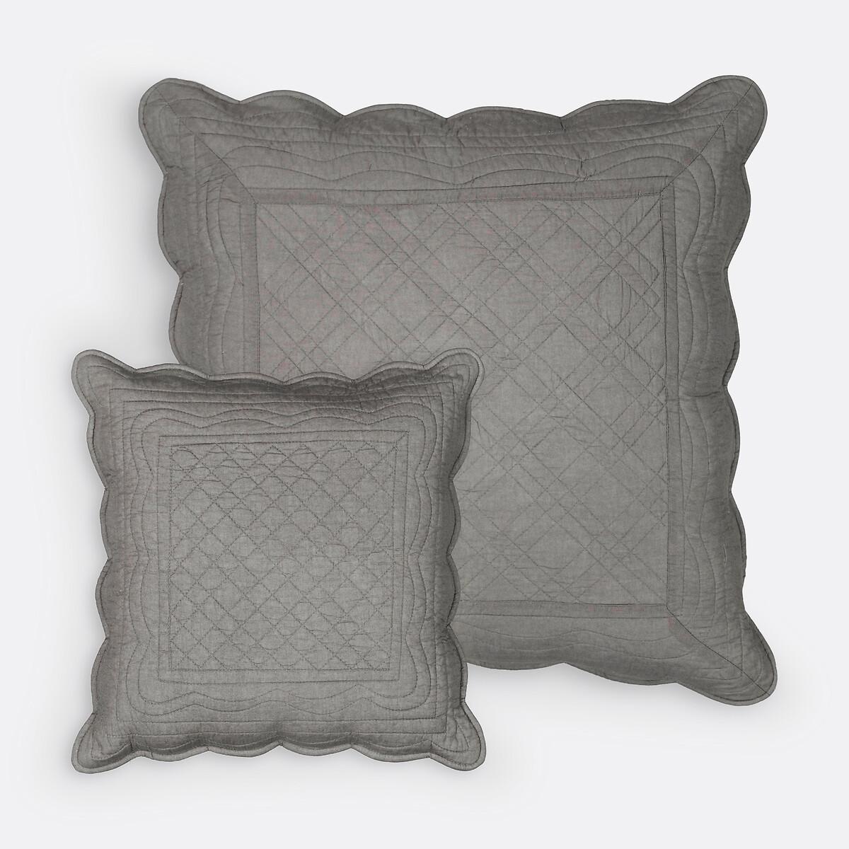 La Redoute Intérieurs Scenario Gesteppter Baumwoll-Kissenbezug  