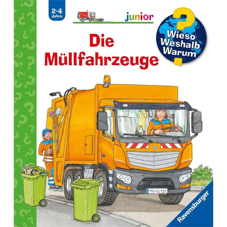 Wieso? Weshalb? Warum? Die Müllfahrzeuge (Nr.74) Erne, Andrea; Metzger, Wolfgang (Illustrationen) Copertina rigida 