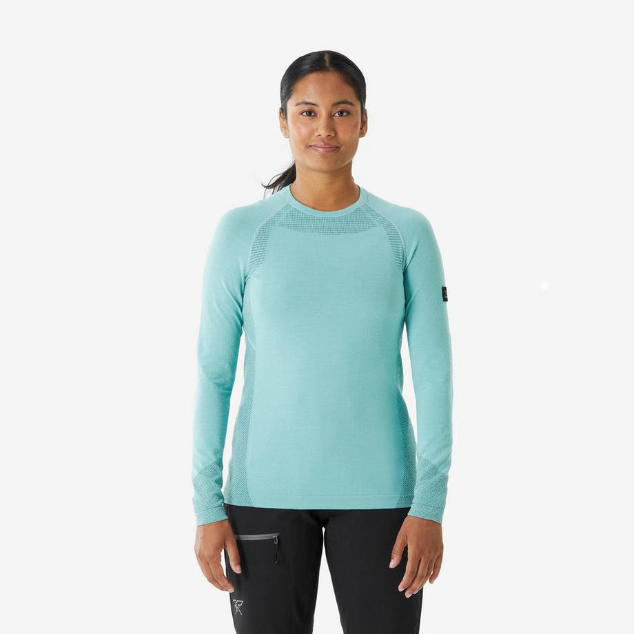Maglia a maniche lunghe in lana per alpinismo