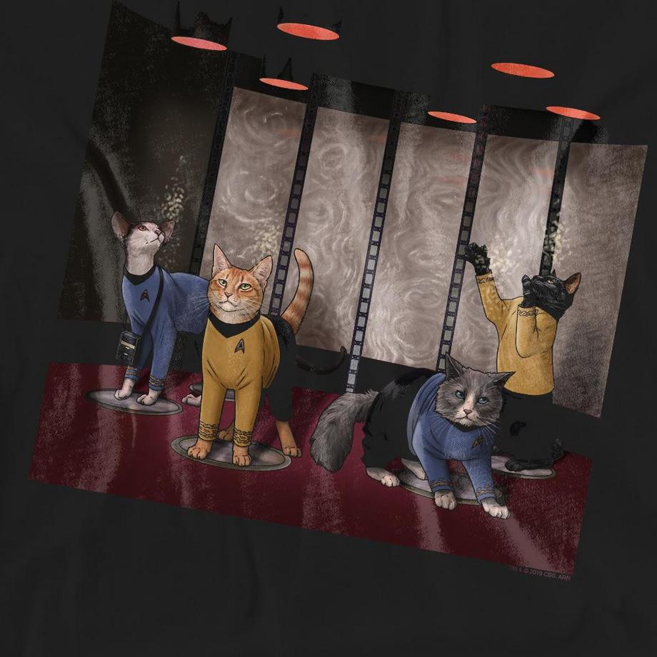 Star Trek Beam Meow Up T-Shirt  