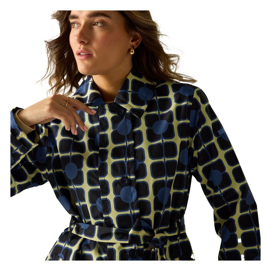 Regatta Trench Imperméable Motif Fleur Géante  