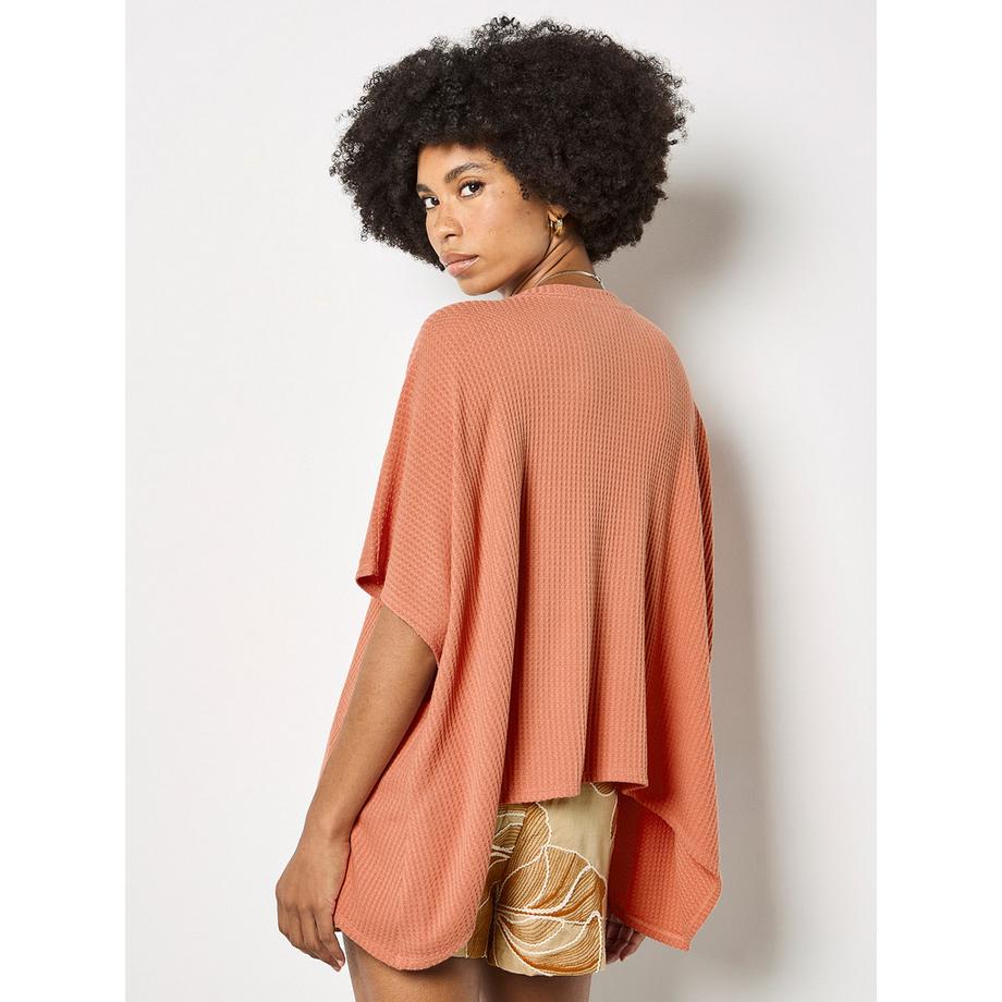 APRICOT Tunique en maille gaufrée  