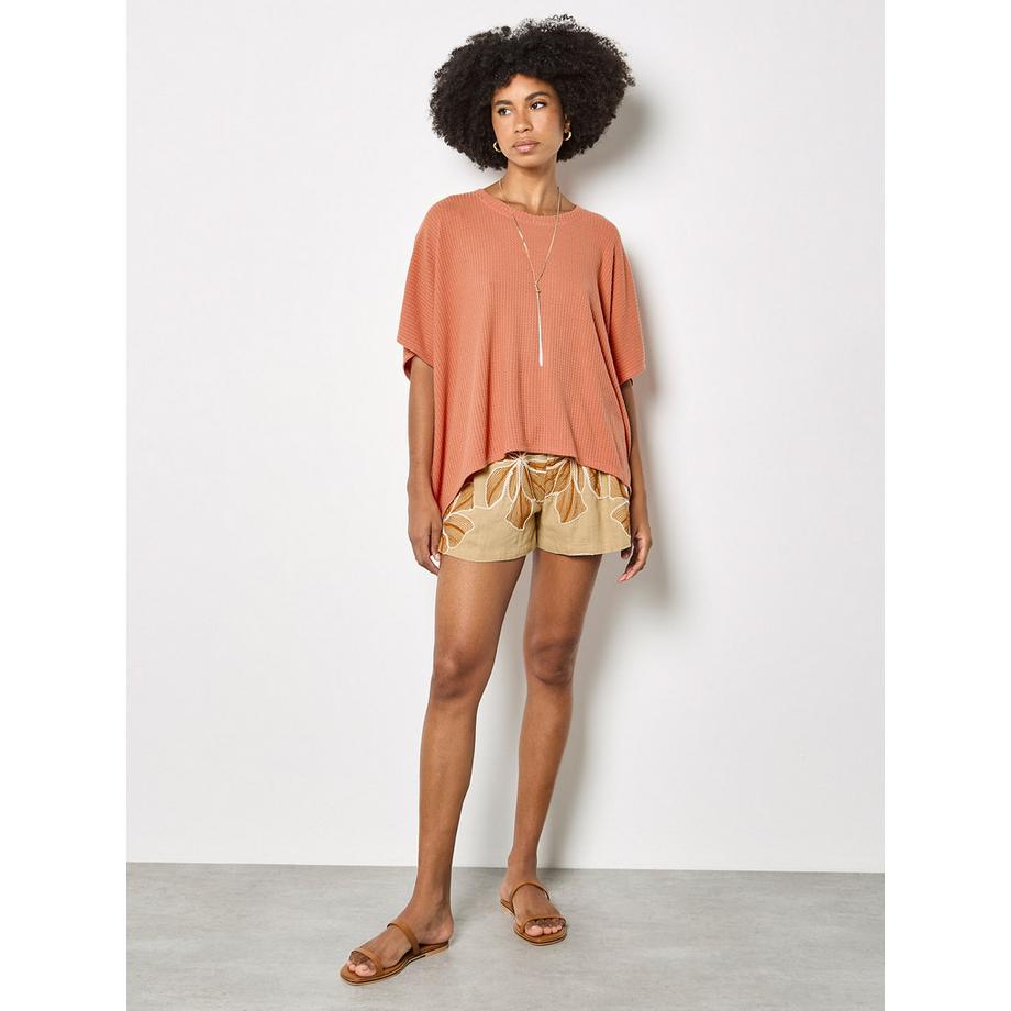 APRICOT Tunique en maille gaufrée  