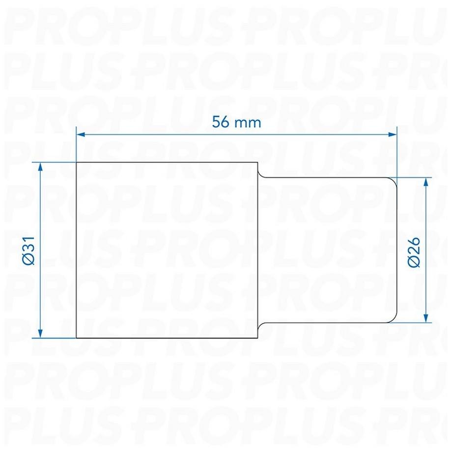 Northio Adaptateur de tuyau d'évacuation 28 mm à 26 mm  