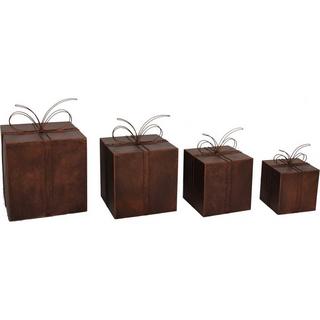 mutoni  Pacchetti regalo di oggetti decorativi Regno ruggine (set da 4) 