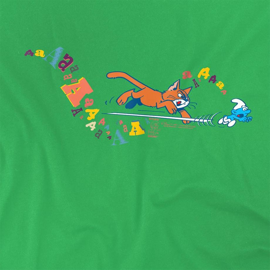 Les Stroumpfs  T-ShirtMotif Azraël Motiftyle Scène De Suite 