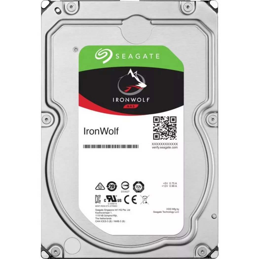 Seagate IronWolf 12TB NAS 3.5" SATA HDD/Hard Drive 7200rpm