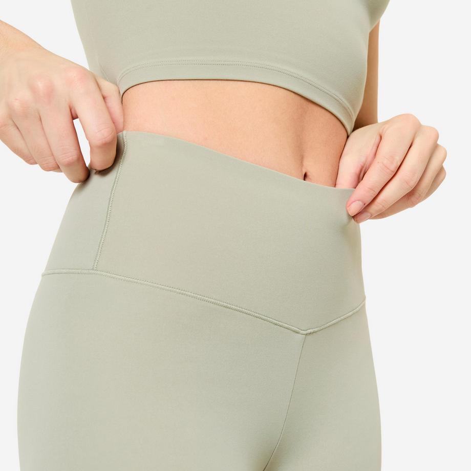 DOMYOS  Shorts ciclista donna vita alta poliammide 